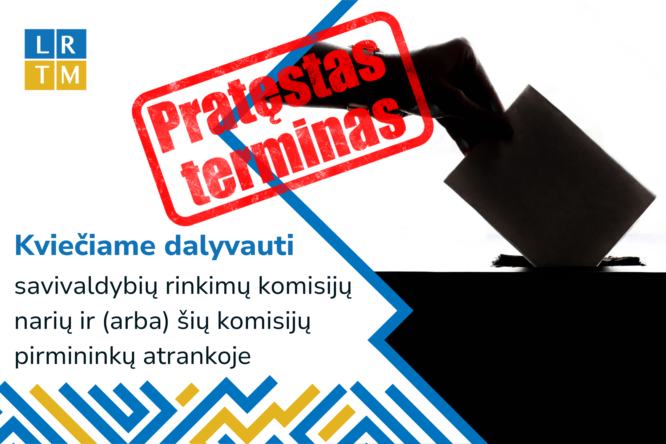 Vizuale pavaizduota balsadėžė.