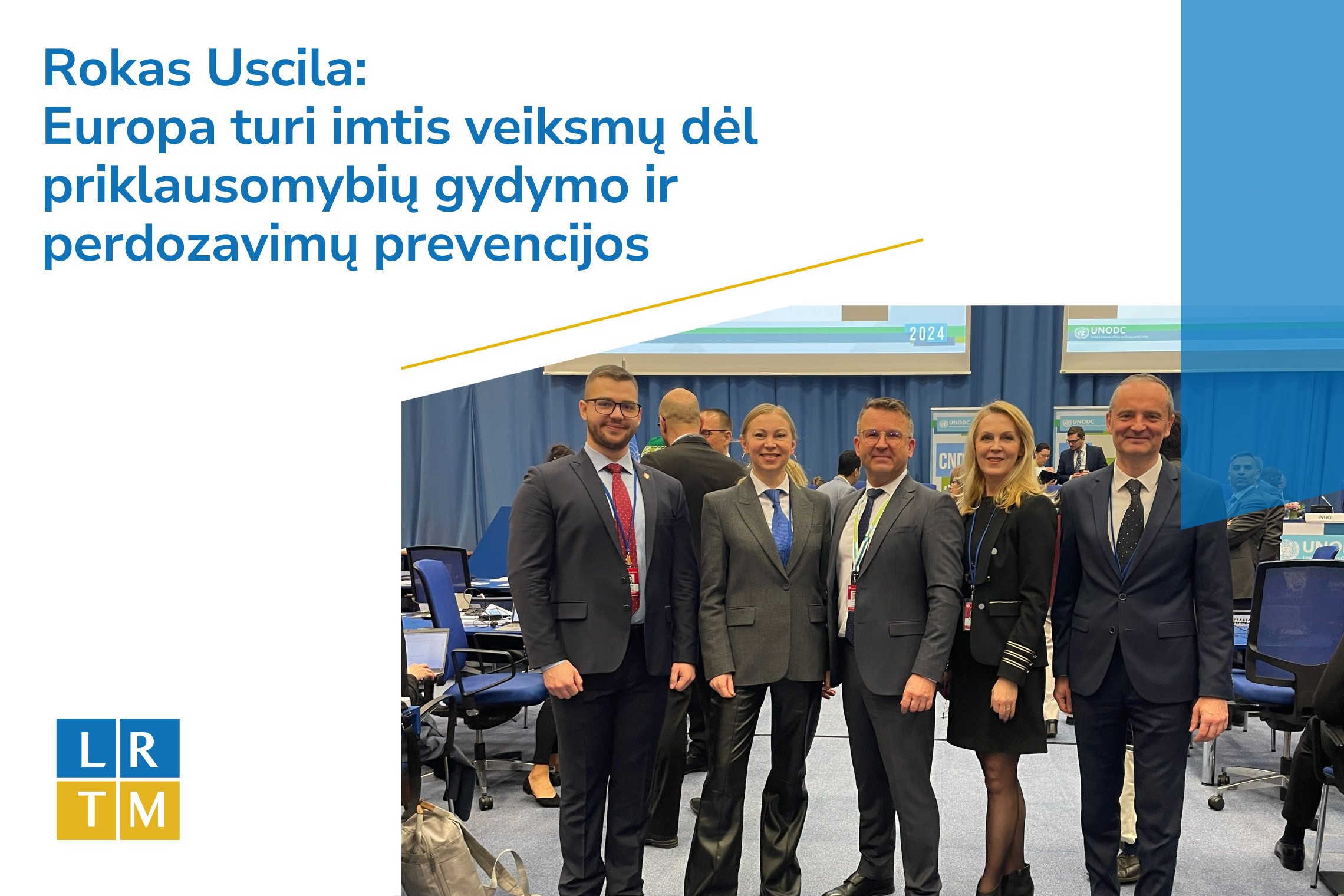 Nuotraukoje teisingumo viceministras Rokas Uscila su užsienio šalių kolegomis.